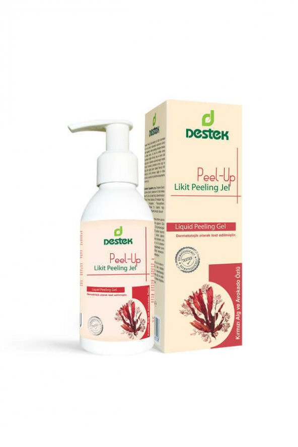 Destek Likit Peeling Jel 150 ml (Kırmızı Yosun Özlü) ürün görseli 1
