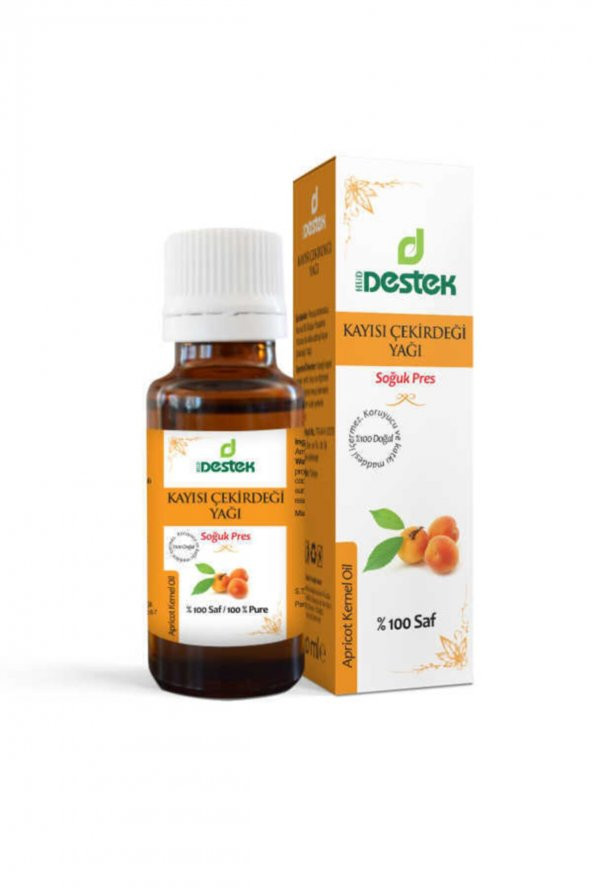 Destek Kayısı Çekirdeği Yağı (SOĞUK PRES) 20 ml