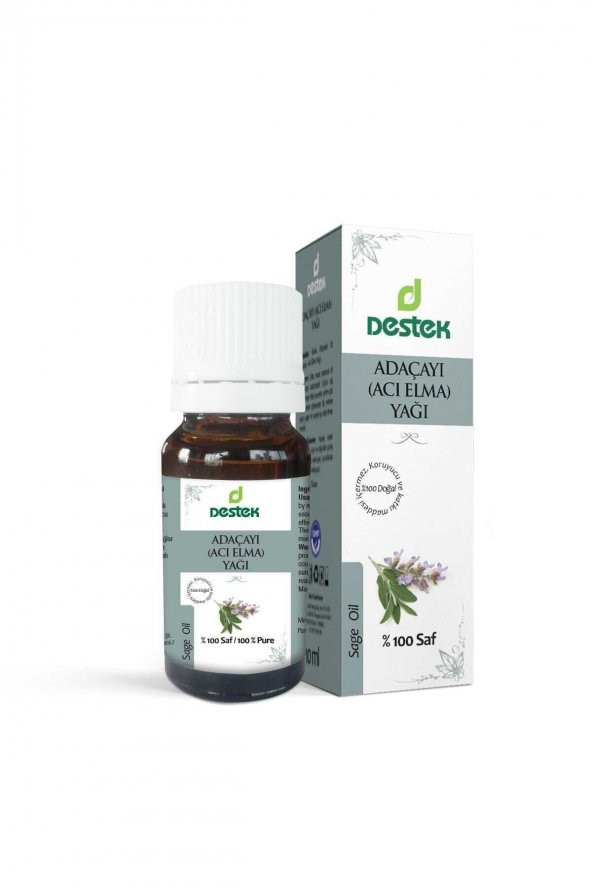 Destek Adaçayı Yağı (distile) 10 Ml