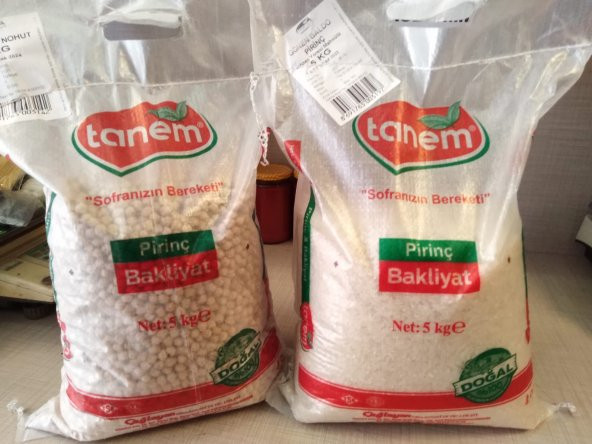 Tanem Bakliyat Nohut-Pirinç 5 kg