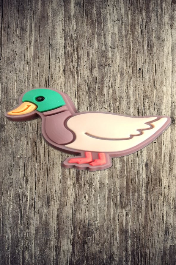 Terlik Süsü Kahverengi Ördek/Ördek Jibbitz /Animal Charm /terlik Aksesuarı