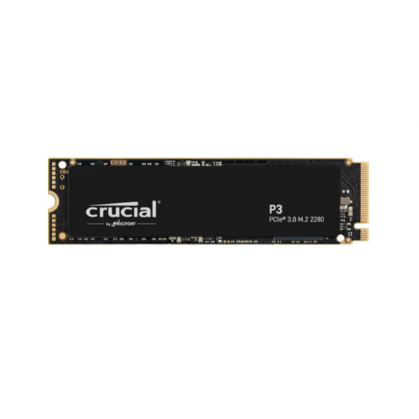 Crucial P3 2TB NVMe 3500-3000 MB/s PCI-E 3.0 M.2 SSD (CT2000P3SSD8 ) - 1