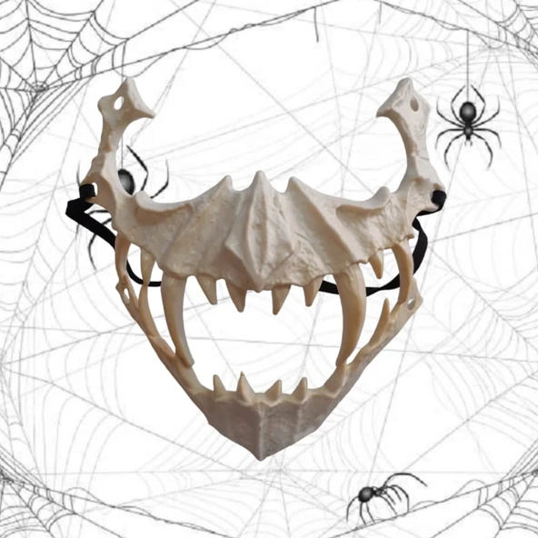 Cadılar Bayramı Maske Kemik Diş ürün görseli