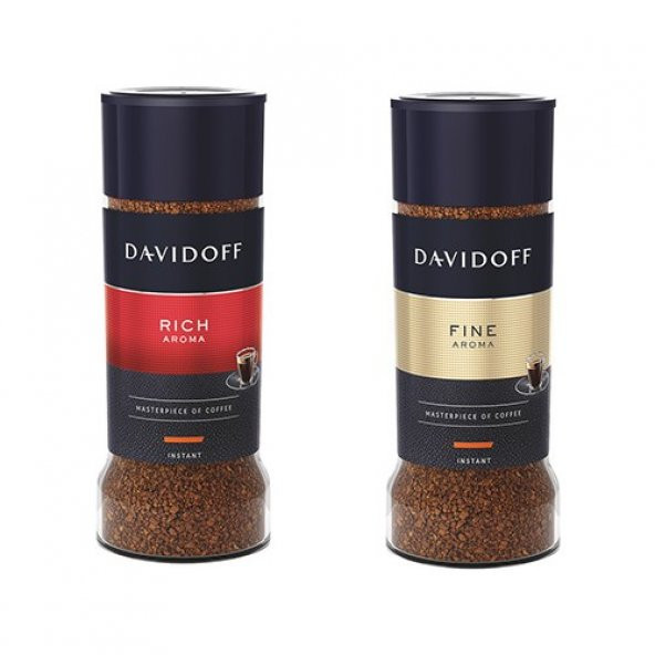 Davidoff Rich Aroma 100G + Davidoff Fine Aroma 100G 2li Paket