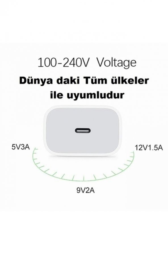 Sesatech Apple Iphone Şarj Aleti Cihazı + Usb Kablosu + Kablo Koruyucu - 2