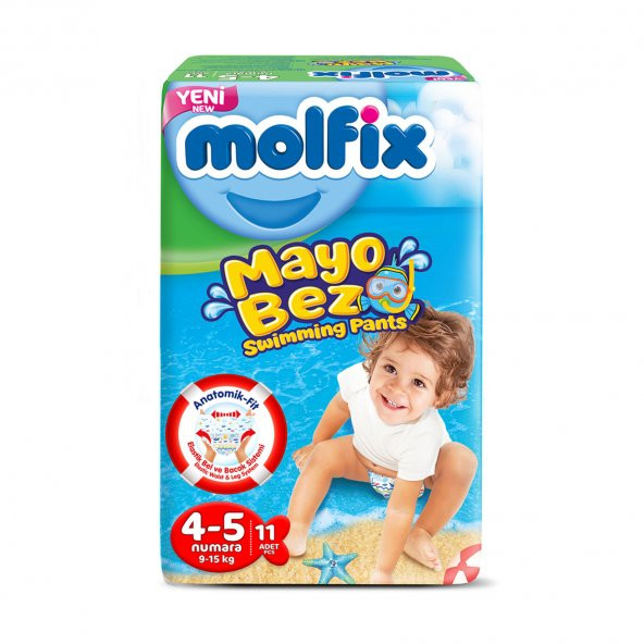 Molfix Mayo Bez 4-5 Numara 11 Adet