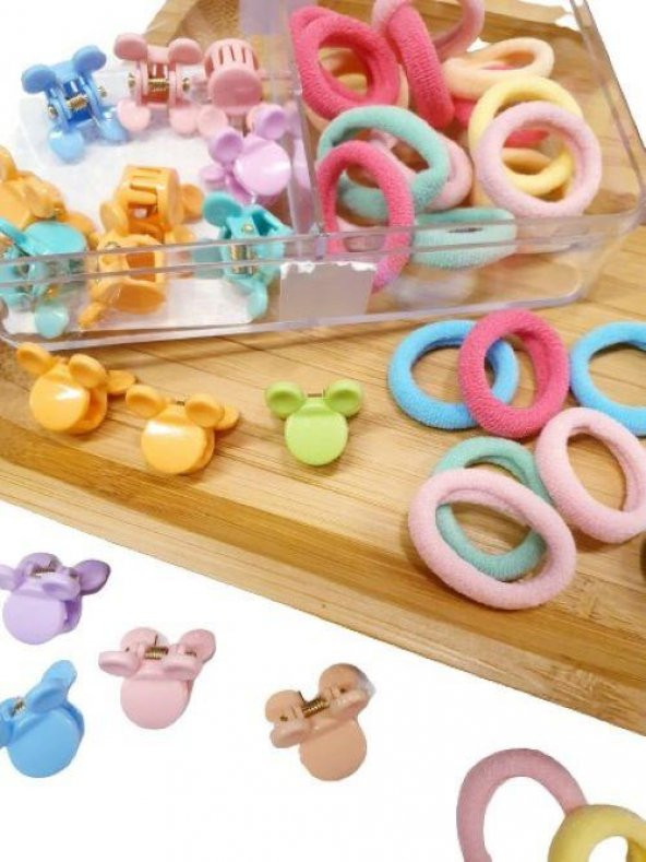 Kutulu Çocuk Toka Set (40 Adet)