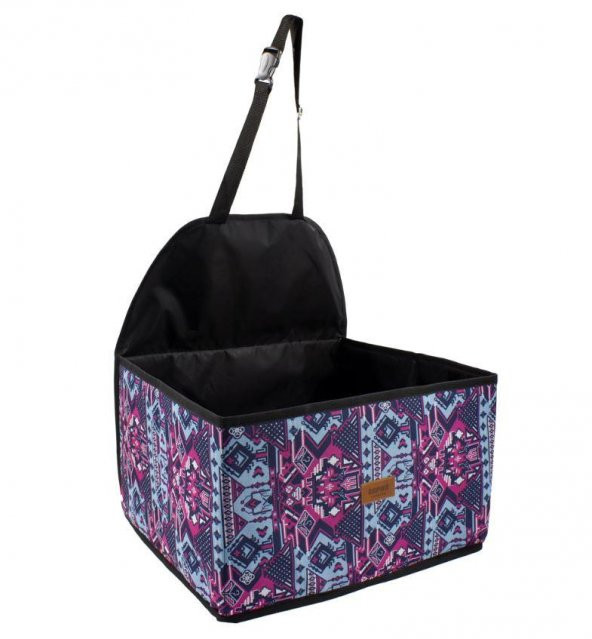 Lepus Pet Araç Koltuğu - Tribal Desen (Mavi)