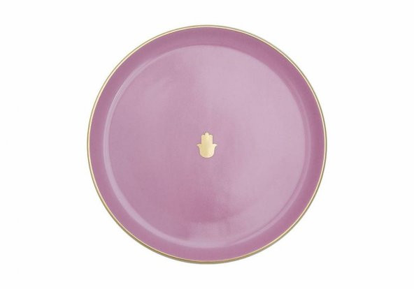 Porland Glamorous Pembe Düz Tabak 20 cm  04A+P021564