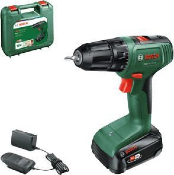 Bosch Akülü Delme-Vidalama Makinesi EasyDrill 18V-38 Tek Akü 2,0 Ah 0.603.9D8.003