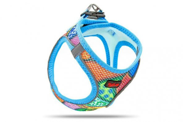 Tailpetz Air Mesh Harness Desenli Göğüs Tasması Patch Large