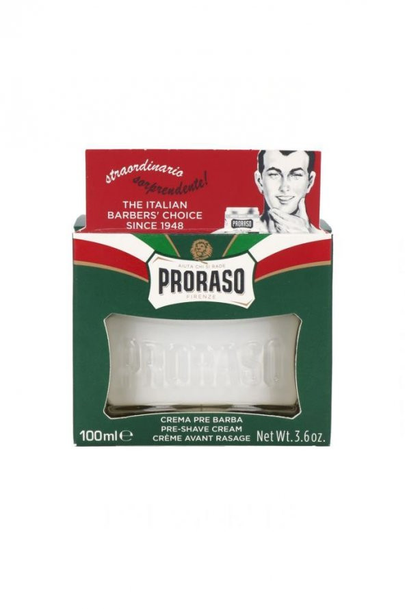 Proraso Pre-Shave Cream Refreshing 100 ml Tıraş Öncesi Kremi