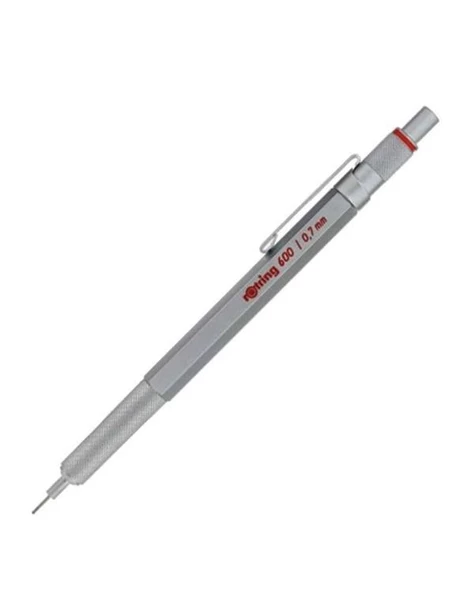 Rotring 600 Tekli Krom Kutu 0,7 mm Versatil Kalem 1904444