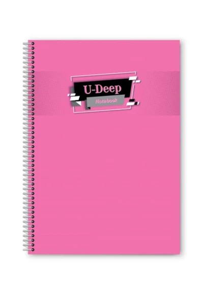 Çizgili 96 Yaprak Spiralli Defter A4 Boy Plastik Kapak (1 Adet ) - 7