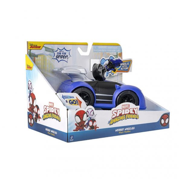 Spidey Çek Bırak Araba PDY03000-2 - Black Panther - 2