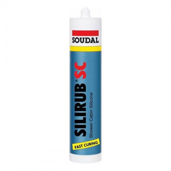 Soudal Silibrub Sc Duşakabin Silikon 280 Ml Şeffaf