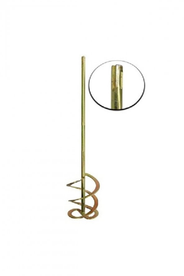 Boya Ve Harç Karıştırıcı Mikser Ucu Mikser Uç 45 Cm 80mm - 2