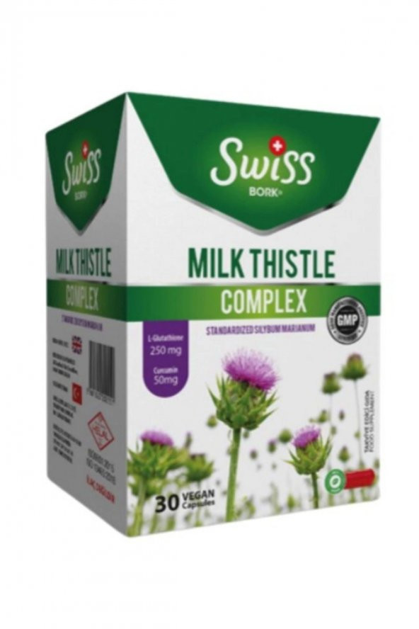 Swiss Bork Milk Thistle Complex 30 Kapsül