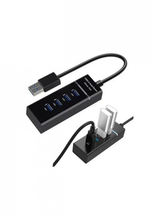 4 Port Usb 3.0 Hub - Usb Çoklayıcı 5Gbps Chipli Versiyon (533631929) - 2