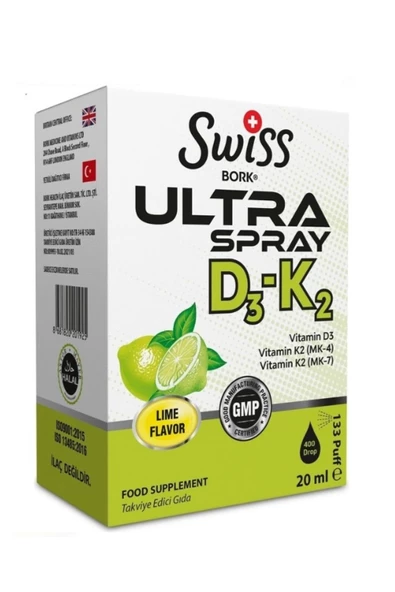 Swiss Bork Ultra D3-K2 Sprey 20 ml