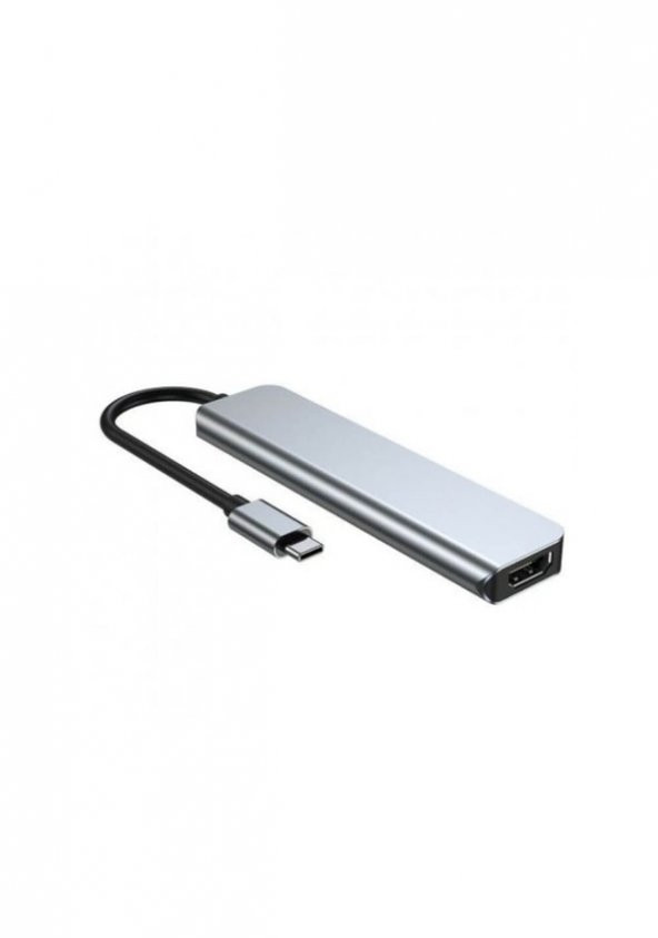 Type C To Hdmı Usb 3.0 Hub Çoklayıcı Usb-C Kart Okuyucu Kablo - 2