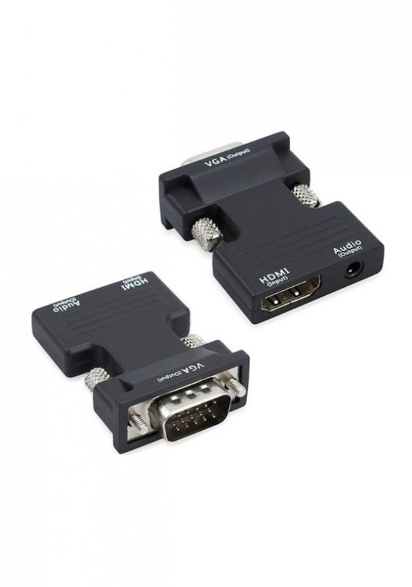 Hdmi To Vga Kablo Çevirici Dönüştürücü Adaptör Hdmı Ses Destekli (539122234) - 3