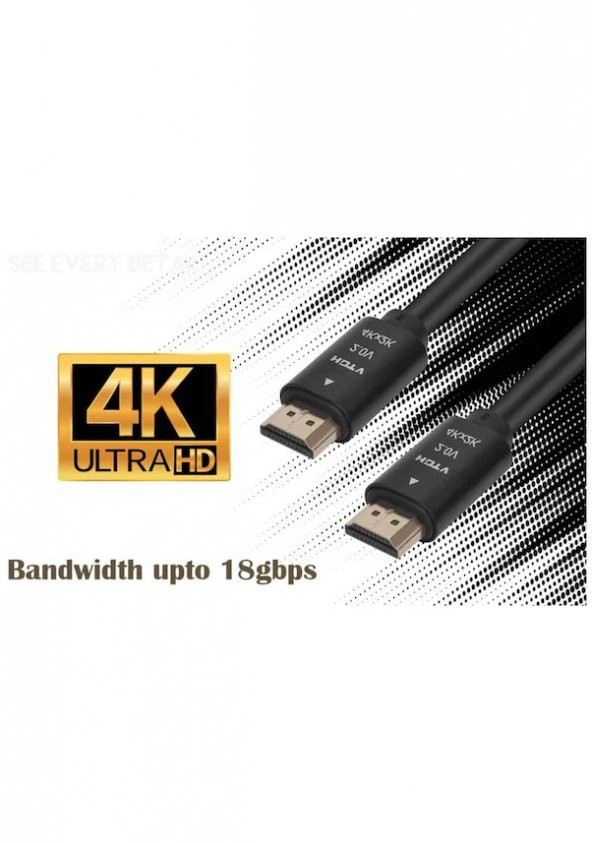 Hdmı 2.0 Kablo 4k 60hz High Speed 18gbps 4k Uhd 2160p, Hd 1080p, Ps4 Ps5 Xbox -1.5 Metre - Resim 4