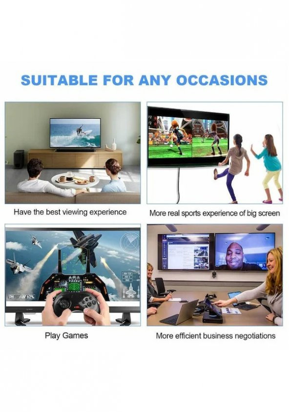 2mt Hdmı 2.1 Kablo Premium 8k 60hz, 4k 120hz, 4k 60hz, 48gbps Ultra Hd Ps4 Ps5 Hdmi - Resim 4