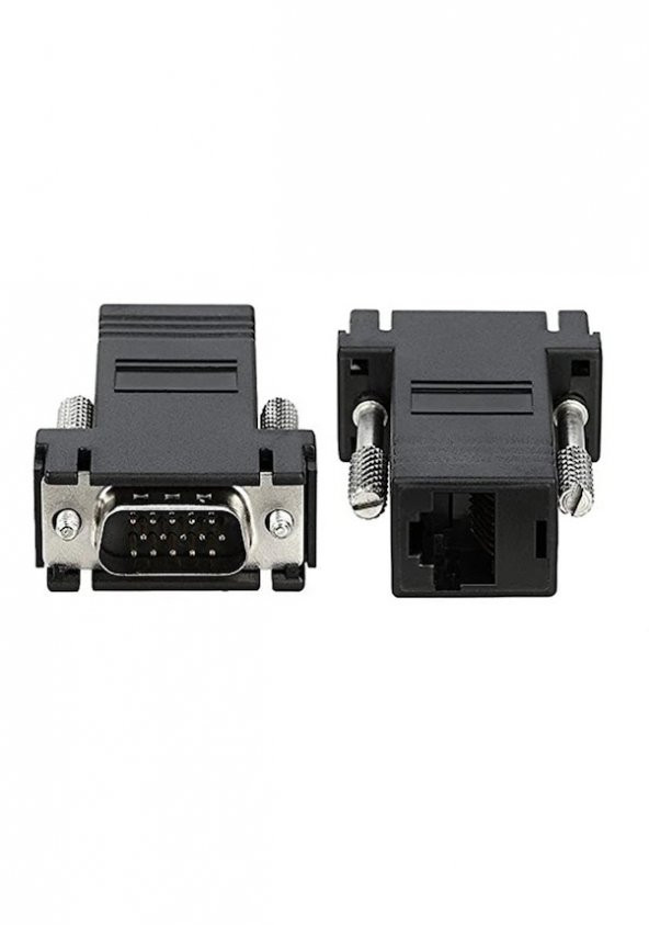 Vga Extender Rj45 To Vga Çevirici Adaptör 2 Adet - 2