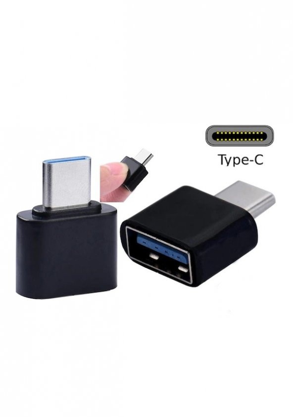 Mini Usb Type-C Otg Kablo Usb C Otg Çevirici Dönüştürücü
