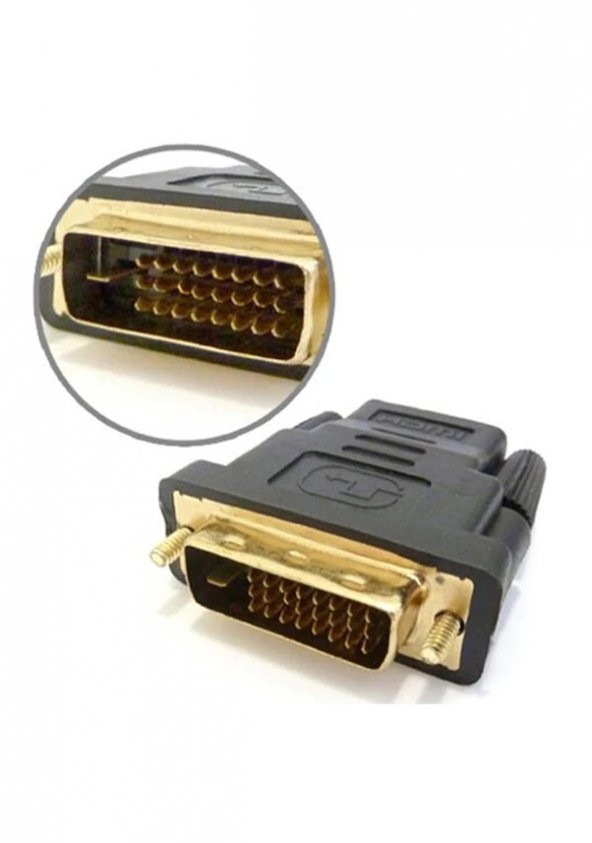 24+1 Dvı Erkek To Hdmı Dişi Çevirici Dvi To Hdmi - 3