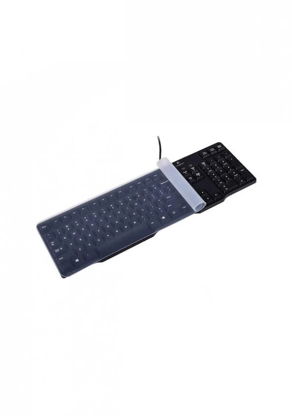 Bilgisayar Pc Klavye Silikon Koruyucu - 45*14Cm - Resim 3