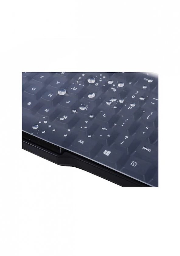Bilgisayar Pc Klavye Silikon Koruyucu - 45*14Cm - Resim 4