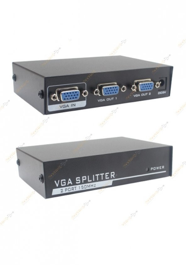 2 Port Vga Splitter Çoğaltıcı Çoklayıcı - 2