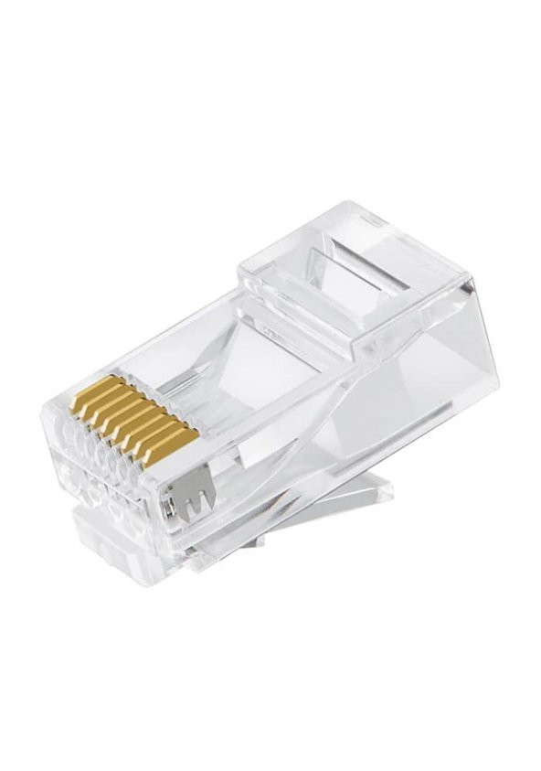 Rj45 Cat6 Altın Uçlu Jack Konnektör 50 Adet - 2