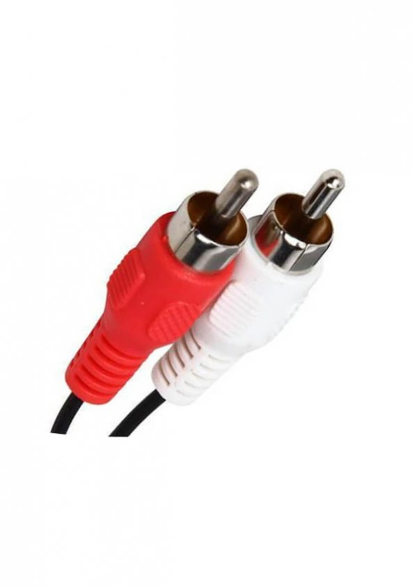 2 Rca Erkek -3 5Mm Stereo Dişi Ses Dönüştürücü - 4