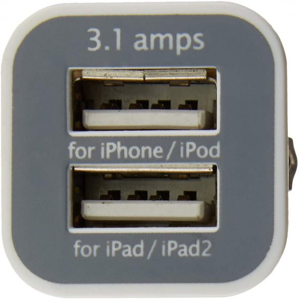 Kuvars Araba Oto Çakmak Çakmaklık Usb Araç Şarj Aleti Cep Telefonu Taablet Hızlı Şarj Aleti - 2