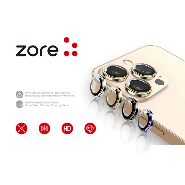 Apple iPhone 13 CL-12 Premium Safir Kamera Lens Koruyucu - 7
