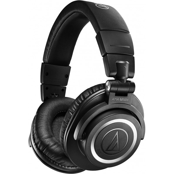 Audio-Technica ATH-M50xBT2 Kablosuz Kulak Üstü Kulaklık, Siyah