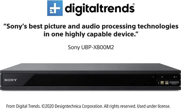 Sony UBP-X800M2 4K UHD Ev Sineması Akışı Blu-Ray Disk Oynatıcı - 2