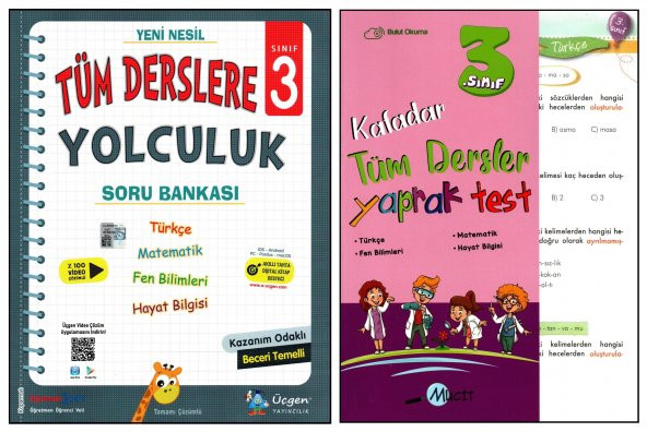 Üçgen+Mucit 3. Sınıf Soru Bankası+Yprak Test 2 Kitap