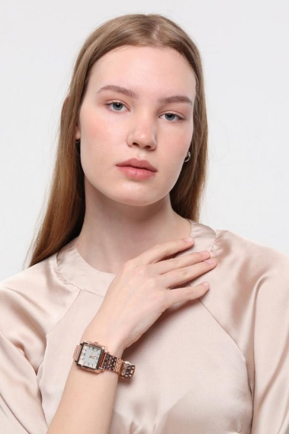 Daisy Rose Kordon Kare Kasa Roma Rakam Kadın Kol Saat - 2