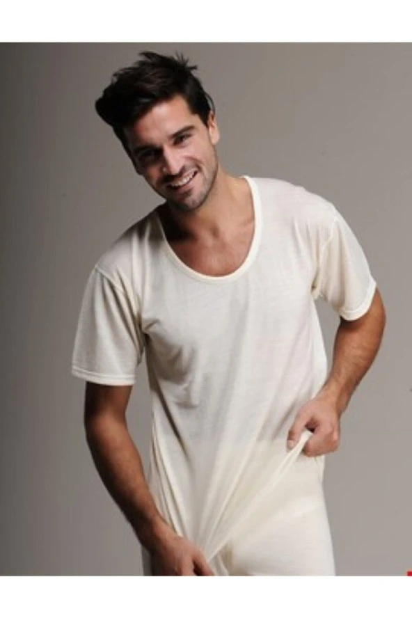 Hasyün Erkek Kısa Kol İnce Yün Termal ürün görseli