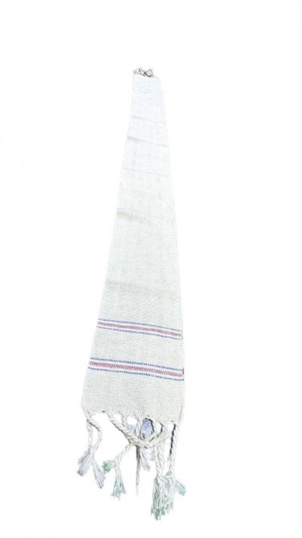 Bora Örme Yün Dolama Kuşak Bel Ağrısı Saçaklı Kuşak - Resim 6