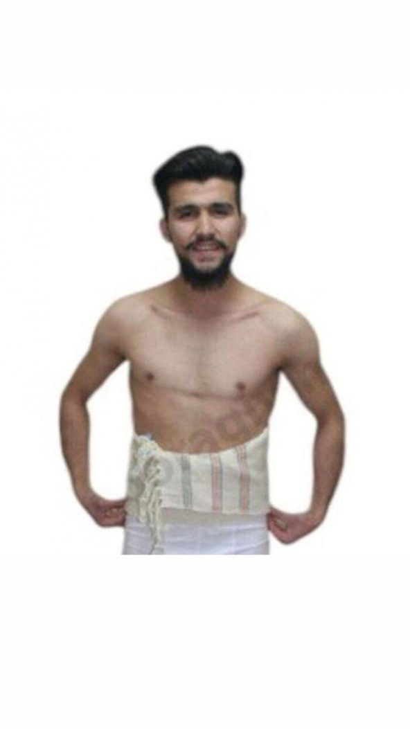 Bora Örme Yün Dolama Kuşak Bel Ağrısı Saçaklı Kuşak ürün görseli