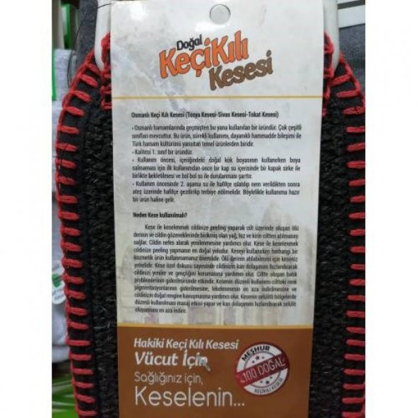 Keçi Kılı Uzun Tosya Sırt Kesesi Duş - 3