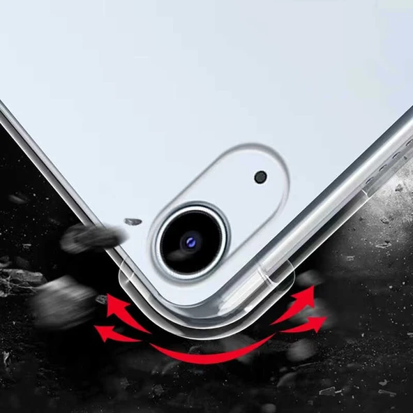 Zore Apple ile uyumlu iPad 10.9 2022 (10.Nesil) Kılıf Tablet Nitro Anti Shock Silikon Kapak - Resim 2