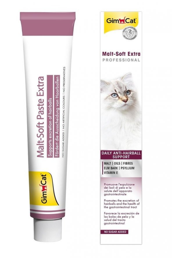 Gimcat Malt Soft Extra 100 gr Tüy Yumağı Önleyici Kedi Macunu