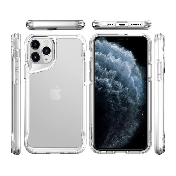 Zore Apple ile uyumlu iPhone 11 Pro Max Kılıf T-Max Kapak - 2