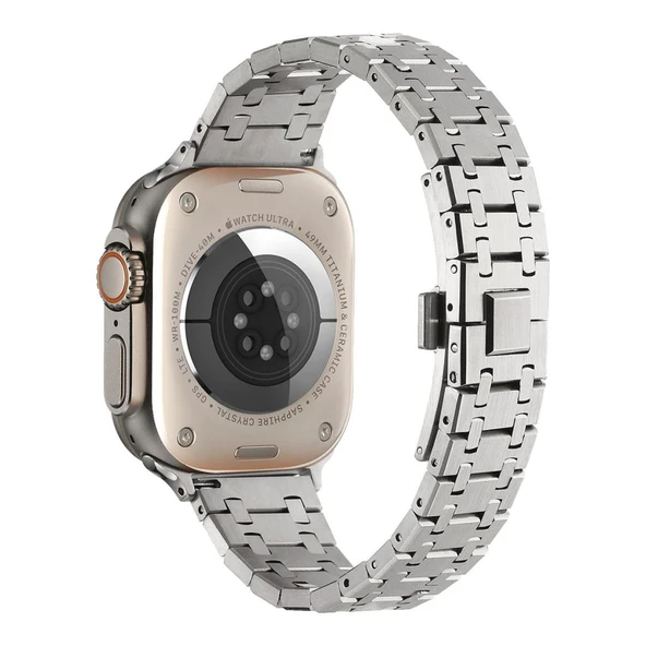 Zore Apple ile uyumlu Watch 38mm KRD-83 Metal Kordon - Resim 2